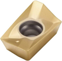 Seco - XOMX180624 M10 Grade F40M Carbide Milling Insert - TiAlN/TiN Finish, 1/4" Thick, 3/32" Corner Radius - Apex Tool & Supply