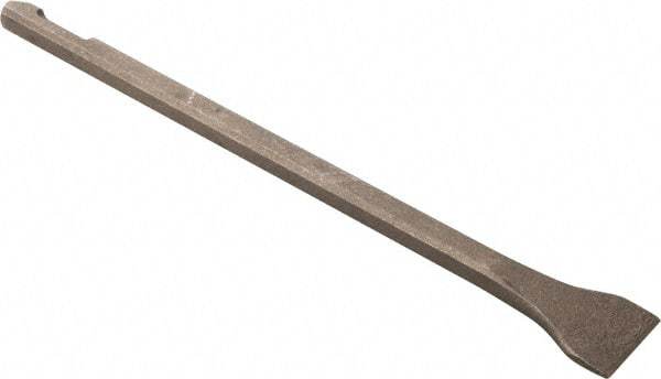 Ingersoll-Rand - 1" Head Width, 12" OAL, 1-1/8" Shank Diam, Scaling Chisel - CP Shank, Steel - Apex Tool & Supply
