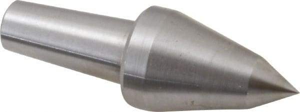 Riten - 2MT & 3MT Taper, 3/8" Point Diam, Hardened Tool Steel Lathe Tracer Point - 1-5/16" OAL - Apex Tool & Supply