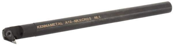 Kennametal - NP.., 5° Lead Angle A-NKXC Internal Right Hand Indexable Profiling Toolholder - 3/4" Shank Width, 10" Long, Steel, Through Coolant - Apex Tool & Supply