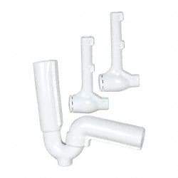 Federal Process - 1-1/2 Inch Pipe, Protect-a-trap Cover - White, PVC - Apex Tool & Supply
