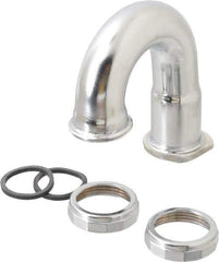 Federal Process - 1-1/4 Outside Diameter, 20 Gauge, P Trap J Bend Only - Chrome Coated, Brass - Apex Tool & Supply