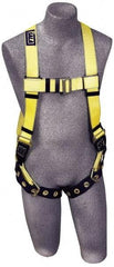 DBI/SALA - 420 Lb Capacity, Size XXL, Full Body Vest Safety Harness - Polyester Webbing, Tongue Leg Strap, Pass-Thru Chest Strap - Apex Tool & Supply