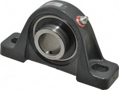 Browning - 1-1/4" ID, 6-3/4" OAL x 3-5/8" OAH Pillow Block - 3,493 Lb Static Cap, 5,782 Lb Dyn Cap, 5" Btw Mnt Hole Ctrs, 1-13/16" Base-to-Ctr Ht, Cast Iron - Apex Tool & Supply