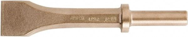 Ampco - 1-3/4" Head Width, 8" OAL, Replacement Chisel - Round Drive, Round Shank - Apex Tool & Supply