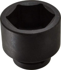 Proto - 1" Drive 63mm Impact Socket - 6 Points, 3-3/8" OAL - Apex Tool & Supply