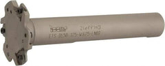 Iscar - Shank Connection, 1/8" Cutting Width, 7/16" Depth of Cut, 1-1/2" Cutter Diam, 3 Tooth Indexable Slotting Cutter - 5/8" Shank Diam, ETS-LN08 Toolholder, LNET Insert, Right Hand Cutting Direction - Apex Tool & Supply