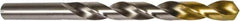 DORMER - 5/8" 118° High Speed Steel Jobber Drill - TiN Finish, Right Hand Cut, Spiral Flute, Straight Shank, 178mm OAL, Split Point - Apex Tool & Supply