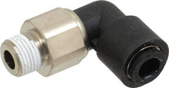 Legris - 6mm Outside Diam, 1/8 BSPT, Nylon Push-to-Connect Tube Male Swivel Elbow - 290 Max psi, Tube to Male BSPT Connection, Buna Nitrile O-Ring - Apex Tool & Supply