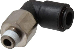 Legris - 8mm Outside Diam, 1/8 BSPT, Nylon Push-to-Connect Tube Male Swivel Elbow - 290 Max psi, Tube to Male BSPT Connection, Buna Nitrile O-Ring - Apex Tool & Supply