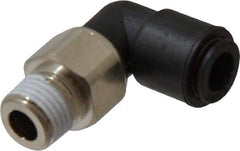 Legris - 8mm Outside Diam, 1/4 BSPT, Nylon Push-to-Connect Tube Male Swivel Elbow - 290 Max psi, Tube to Male BSPT Connection, Buna Nitrile O-Ring - Apex Tool & Supply