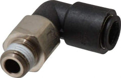 Legris - 10mm Outside Diam, 1/4 BSPT, Nylon Push-to-Connect Tube Male Swivel Elbow - 290 Max psi, Tube to Male BSPT Connection, Buna Nitrile O-Ring - Apex Tool & Supply