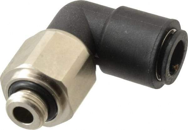 Legris - 8mm Outside Diam, 1/8 BSPP, Nylon Push-to-Connect Tube Male Swivel Elbow - 290 Max psi, Tube to Male BSPP Connection, Buna Nitrile O-Ring - Apex Tool & Supply