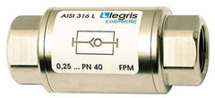 Legris - 1" Stainless Steel Check Valve - Unidirectional, Female BSPP x Female BSPP, 580 WOG - Apex Tool & Supply