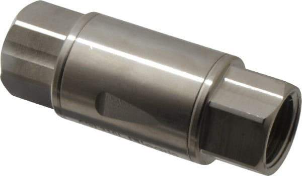 Legris - 1/2" Stainless Steel Check Valve - Unidirectional, FNPT x FNPT, 580 WOG - Apex Tool & Supply