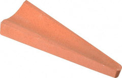 Norton - 6" Long x 2" Diam x 1/2" Thick, Aluminum Oxide Sharpening Stone - Round, Fine Grade - Apex Tool & Supply