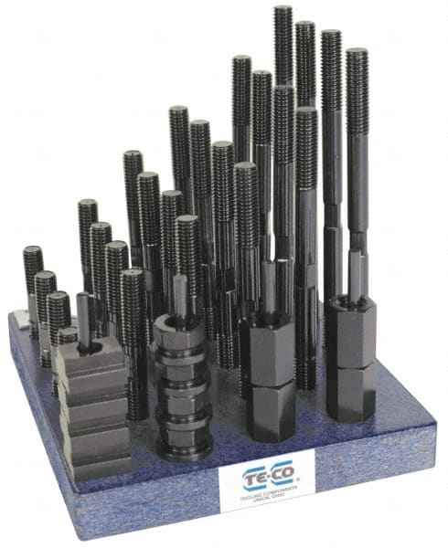 TE-CO - T-Nut & Stud Kits Stud Thread Sizes: M20x2.5 T-Slot Size (mm): 22.00 - Apex Tool & Supply