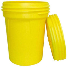 Eagle - 30 Gallon Closure Capacity, Screw On Closure, Yellow Lab Pack - 5 Gallon Container, Polyethylene, 396 Lb. Capacity, UN 1H2/X120/S; UN 1H2/Y180/S Listing - Apex Tool & Supply