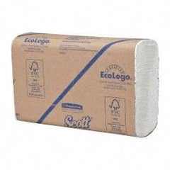Scott - 1 Ply White Multi-Fold Paper Towels - 9-1/4" Wide - Apex Tool & Supply