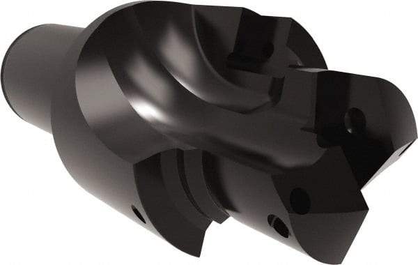 Allied Machine and Engineering - AND10050, MS 33649, SAE AS5202 Standard, 1-5/16-12, 16 Tube Dash Number, 60° Porting Angle, 1.336" Pilot Diam, 1-1/4" Shank Diam, Indexable Spade Blade Insert Porting Tool - 2 Porting Inserts, 5.046" Overall Length - Apex Tool & Supply