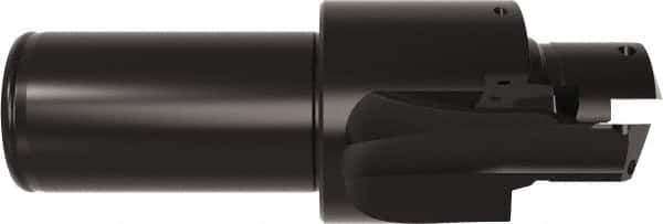 Allied Machine and Engineering - ISO 11926-1, MS 16142, SAE J1926-1 Standard, 1-1/16-12, 12 Tube Dash Number, 15° Porting Angle, 0.984" Pilot Diam, 1-1/4" Shank Diam, Indexable Spade Blade Insert Porting Tool - 2 Porting Inserts, 5.171" Overall Length - Apex Tool & Supply