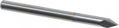 Accupro - 1/8" Diam 2 Flute Single End Solid Carbide Chamfer Mill - Apex Tool & Supply