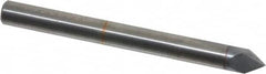 Accupro - 3/16" Diam 2 Flute Single End Solid Carbide Chamfer Mill - Apex Tool & Supply