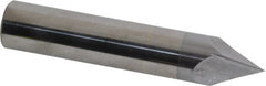Accupro - 3/4" Diam 2 Flute Single End Solid Carbide Chamfer Mill - Apex Tool & Supply