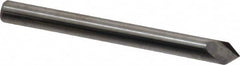 Accupro - 3/16" Diam 2 Flute Single End Solid Carbide Chamfer Mill - Apex Tool & Supply