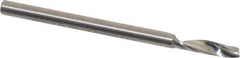 Onsrud - 1/8" Cutting Diam x 1/2" Length of Cut, 1 Flute, Upcut Spiral Router Bit - Uncoated, Right Hand Cut, Solid Carbide, 2" OAL x 1/8" Shank Diam, Single Edge, 21° Helix Angle - Apex Tool & Supply