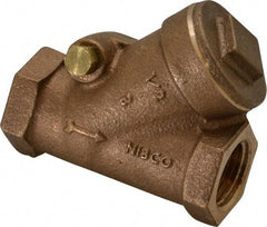 NIBCO - 1/2" Bronze Check Valve - Y-Pattern, FNPT x FNPT, 400 WOG - Apex Tool & Supply