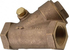 NIBCO - 3/4" Bronze Check Valve - Y-Pattern, FNPT x FNPT, 400 WOG - Apex Tool & Supply