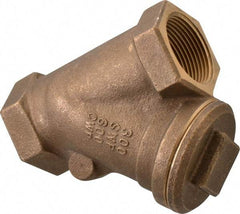 NIBCO - 1-1/4" Bronze Check Valve - Y-Pattern, FNPT x FNPT, 600 WOG - Apex Tool & Supply