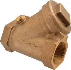 NIBCO - 2" Bronze Check Valve - Y-Pattern, FNPT x FNPT, 600 WOG - Apex Tool & Supply