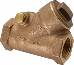 NIBCO - 3/4" Bronze Check Valve - Y-Pattern, FNPT x FNPT, 600 WOG - Apex Tool & Supply