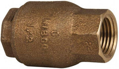 NIBCO - 1/2" Bronze Check Valve - Inline, FNPT x FNPT, 250 WOG - Apex Tool & Supply
