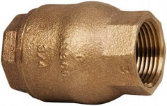 NIBCO - 3/4" Bronze Check Valve - Inline, FNPT x FNPT, 250 WOG - Apex Tool & Supply