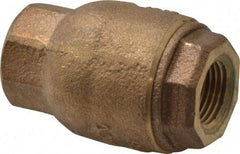 NIBCO - 3/8" Bronze Check Valve - Inline, FNPT x FNPT, 250 WOG - Apex Tool & Supply