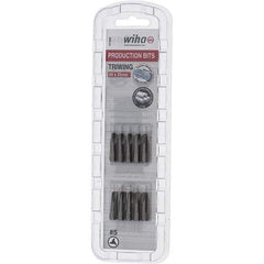 Wiha - 1/4" Drive, #5 Tri-Wing Screwdriver Bit - 1" OAL - Apex Tool & Supply