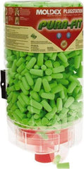 Moldex - Disposable Non-Refillable Earplug Dispenser with 33 dB Earplugs - Green Earplugs, 500 Pairs, Includes Mounting Bracket, Template & Hardware - Apex Tool & Supply