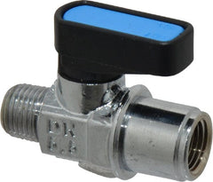 Aignep USA - 1/8" Pipe, Brass Miniature Ball Valve - Apex Tool & Supply