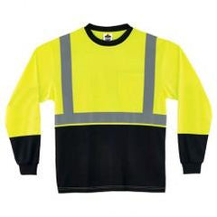 8291BK M LIM/BLK LG SLV T-SHIRT - Apex Tool & Supply