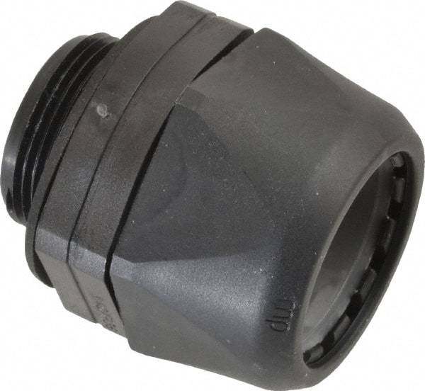 Murrplastik - 1-1/4" Trade, Nylon Compression Straight Liquidtight Conduit Connector - Noninsulated - Apex Tool & Supply