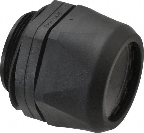 Murrplastik - 2" Trade, Nylon Compression Straight Liquidtight Conduit Connector - Noninsulated - Apex Tool & Supply