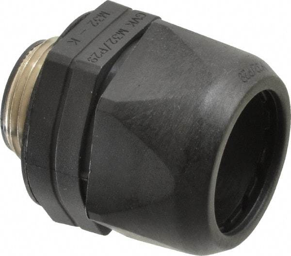 Murrplastik - 1" Trade, Nylon Compression Straight Liquidtight Conduit Connector - Noninsulated - Apex Tool & Supply