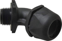 Murrplastik - 1/2" Trade, Nylon Compression Angled Liquidtight Conduit Connector - Noninsulated - Apex Tool & Supply