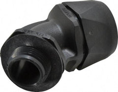 Murrplastik - 3/4" Trade, Nylon Compression Angled Liquidtight Conduit Connector - Noninsulated - Apex Tool & Supply