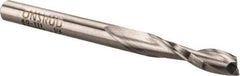 Onsrud - 1/4" Cutting Diam x 1" Length of Cut, 2 Flute, Upcut Spiral Router Bit - Uncoated, Right Hand Cut, High Speed Steel, 3" OAL x 1/4" Shank Diam, Double Edge, 19 to 32° Helix Angle - Apex Tool & Supply