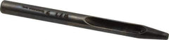 Made in USA - 1/8" Hollow Punch - 4" OAL, Steel - Apex Tool & Supply