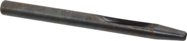 Made in USA - 5/32" Hollow Punch - 4" OAL, Steel - Apex Tool & Supply